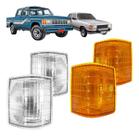 Par lanterna dianteira opala/caravan 80/87 d20 ambar ou cristal