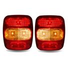 Par Lanterna Ford Vw Euro 5 LED Cristal MT 12V