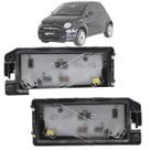 Par Lanterna Luz De Placa com LED Conector Redondo Fiat 500 2012 em diante Par Lanterna Luz De Placa com LED Conector Redondo Fiat 500 2012 em diante