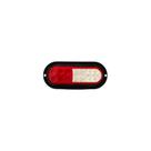 Par Lanterna Luz Led Canoinha Carretinha Traseira Vermelha com Ré