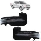 Par Lanterna Pisca Retrovisor Fume Hilux 2016 Até 2024 Corolla Cross 2021 Até 2024 Original