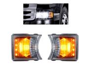 Par Lanterna Pisca Seta Dianteira Scania S5 S6 100% LED Todas Funções