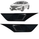 Par Lanterna Seta Pisca Lateral Paralama Honda Civic 2017 Até 2021 Fume