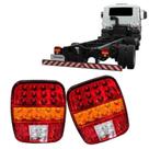 Par Lanterna Traseira 39 LEDS 12-24V 6.8W Chicote + Vigia