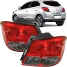 Par Lanterna Traseira Chevrolet Onix 2012 2013 Fume Original
