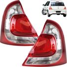 PAR Lanterna Traseira Clio 2012 2013 2014 a 2017 Base Vermelha