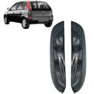 Par Lanterna Traseira Corsa Hatch Fumê 2003 04 05 06 Á 2010