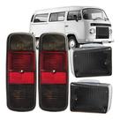 Par Lanterna Traseira + Dianteira Kombi Fumê 1975 a 2014 Par Lanterna Traseira + Dianteira Kombi Fumê 1975 a 2014