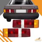 Par Lanterna Traseira Escort 87 88 89 90 91 92 Tricolor