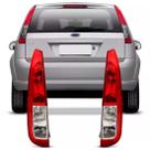 Par Lanterna Traseira Ford Fiesta Hatch 2008 2009 2010 2011 2012 2013 2014 Bicolor