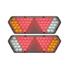 Par Lanterna Traseira Guerra Motion White Cristal LED 12/24v Lantersul