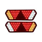 Par Lanterna Traseira Guerra Motion White Rubi LED 12/24v Lantersul