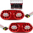 PAR Lanterna Traseira para Caminhão Randon LED 24 volts +Conector