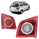 Par Lanterna Traseira Spacefox 2006 2007 2008 2009 2010 Bicolor Lisa Acrílico Porta Malas Retroneblina