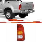 Par Lanterna Traseira Tricolor Hilux Sr Srv 2005 Ate 2011