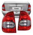 Par lanternas Traseira Corsa Sedan Classic / 1997 A 2012 - Lado Direito Lado Esquerdo (Ré Fumê)