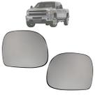 Par Lente + Base Retrovisor S10 Blazer Silverado 1995 Até 2011