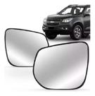 Par Lente Espelho Retrovisor S10 2012 2013 2014 15 2016 2017