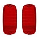 Par Lente Lanterna Traseira Pick-Up C-10 C-14 64 66 72 78 82