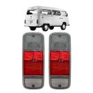 Par Lente lanterna traseira VW Kombi 1976 a 2012 Fumê