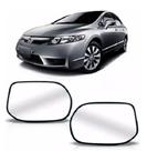 Par Lente Retrovisor New Civic 2007 2008 2009 2010 2011 C/base Par Lente Retrovisor New Civic 2007 2008 2009 2010 2011 C/base