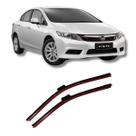 Par Limpador Palheta Rodo Parabrisa Honda Civic 2012 a 2016 Par Limpador Palheta Rodo Parabrisa Honda Civic 2012 a 2016