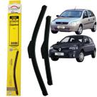 Par Limpador Para-Brisas Dianteiro Slim 20 Pol 18 Pol Corsa Clio Dyna
