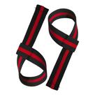 Par Luva De Munhequeira Gancho Vermelho Straps Profissional Grip exercício funcional Musculação Alta Resistência Com Pegada Levantamento de Peso