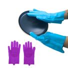 Par Luva Lava Louça Silicone Mágica Esponja Multiuso Cozinha Carro Pet