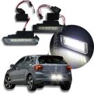 Par Luz de Placa Led Vw Novo Polo ano 2018 a 2023 Lâmpada Led Luz Super Branca Sem Erro Painel Highline Comfortline hatch Sense