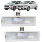 Par Luz De Placa Prisma Onix 2013 A 2019 Com Soquete