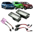 Par Luzes Placa Led Nivus T-cross Golf Virtus Polo Passat Tiguan