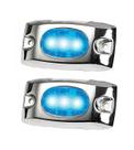 Par Luzes Subaquática Capa Aço Inox 12/24V 5W LED Azul