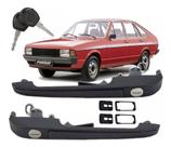 Par Maçaneta Externa C/chave Passat 1977 a 1988 - Preto