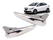 Par Maçaneta Interna Cromada Onix Spin Prisma G2 2012 2013 2014 2015 2016 2017 2018 em Diante