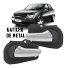 Par Maçaneta Interna Porta Corsa Classic Cromada Metal