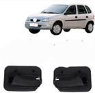 Par Maçanetas Internas Porta Traseira Corsa 94 a 2002 Corsa Classic Todos Cor Preta