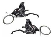 Par Manete Trocador De Marcha Tipo Shimano Bike Fire 3x7 21v