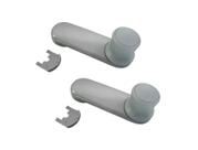 Par manivela metal vidro porta 709 ln hpn fpn atron cinza