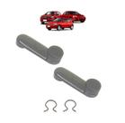 Par manivela vidro da porta corsa celta astra plástica cinza Par manivela vidro da porta corsa celta astra plástica cinza