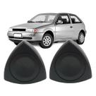 Par Manopla Preta Regulagem Inclinação Banco Vw Gol Parati Saveiro Santana G2 G3