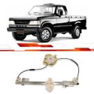 Par Maquina Vidro Eletrica Dianteira D20 D40 Veraneio Bonanza 1991 Em Diante Sem Motor Fixacao Mabuchi