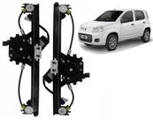 Par Maquina Vidro Eletrico NOVO Uno Evo Way Traseira + Motor Par Maquina Vidro Eletrico NOVO Uno Evo Way Traseira + Motor