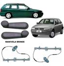 Par Maquina Vidro Manual Gol Parati Bola G2 95 A 99 Apenas Modelo 2 Portas