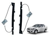 Par Maquina Vidro Manual Siena Fire Flex HLX Portas Traseira