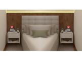 PAR MESA CABECEIRA MDF 30cm COM GAVETA
