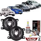 Par milha peugeot 207/307/c4/logan 07/focus e super led 2d