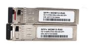 Par Módulos Gbic Sfp+ 10g 40km Bidi Wdm12-r40 + Wdm13-r40 Lc