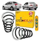 Par Molas Traseiras Gnv Reforçada Fiat Siena 98 A 2012