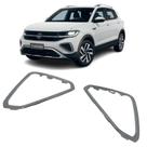 Par Moldura Cromada Farol de Milha Volkswagen T Cross Highline 2025 Original